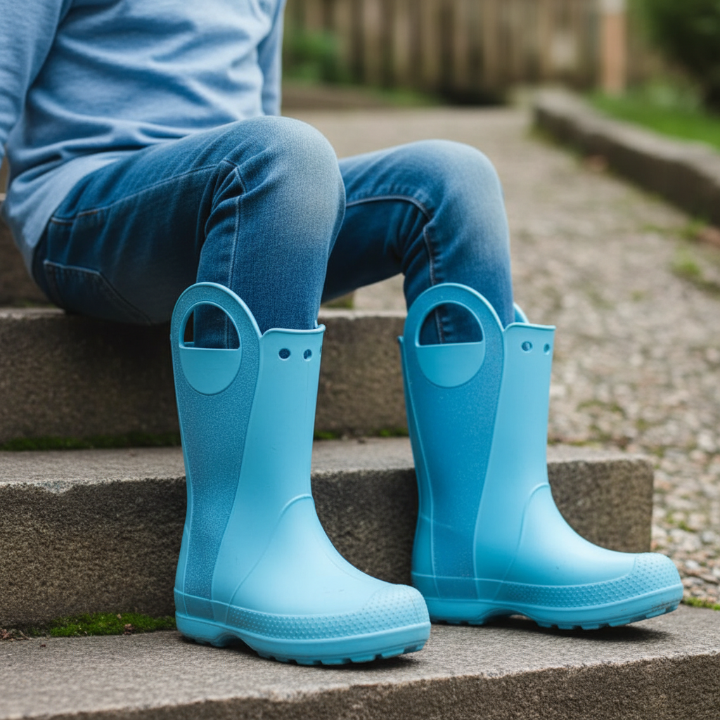 Kids Rain Boots With Handles