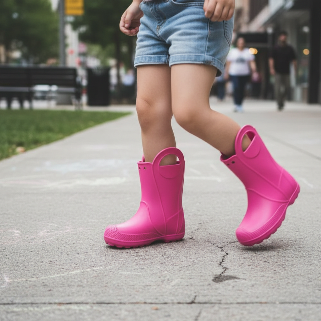 Kids Rain Boots With Handles