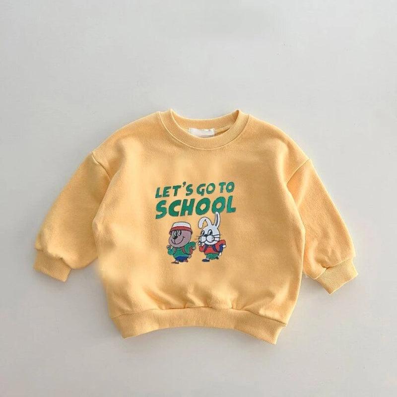 Let’s Go School Sweatshirt - Children Pajamas