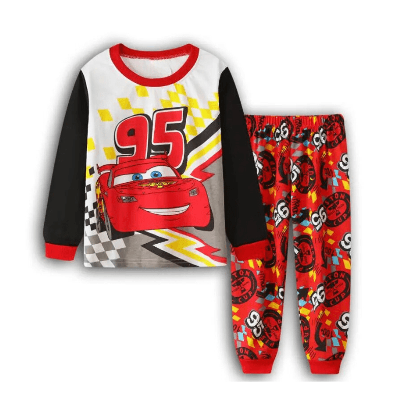 Race Car Pajama Set for Kids - Children Pajamas