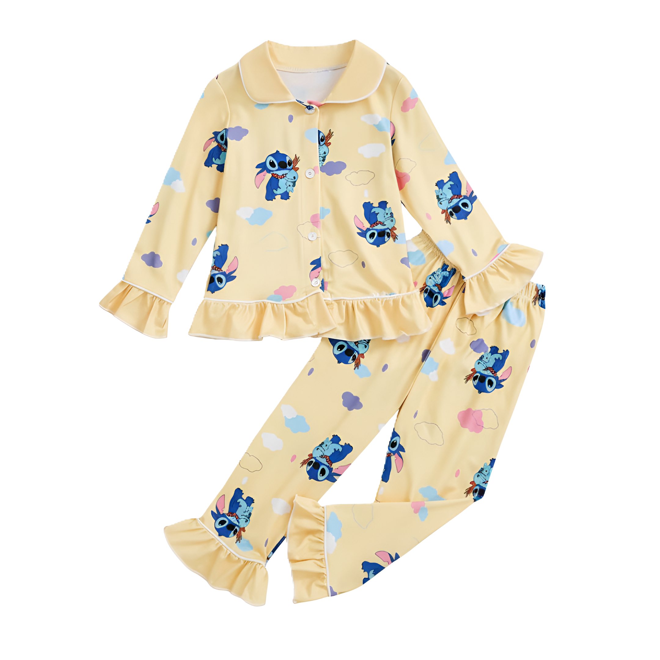 Long Sleeve Comfortable Casual Pajama Set