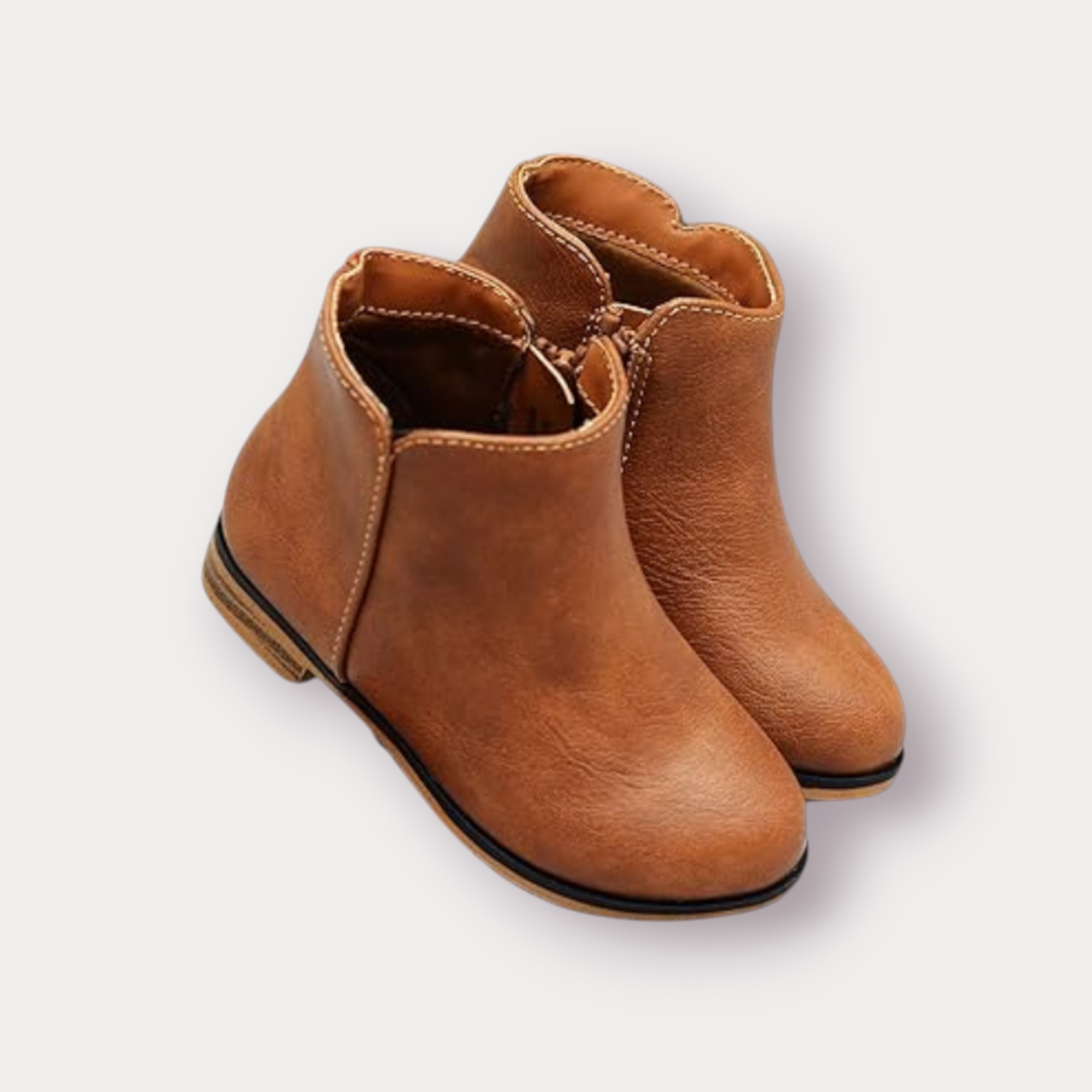 Suede Zipper Boots For Toddlers