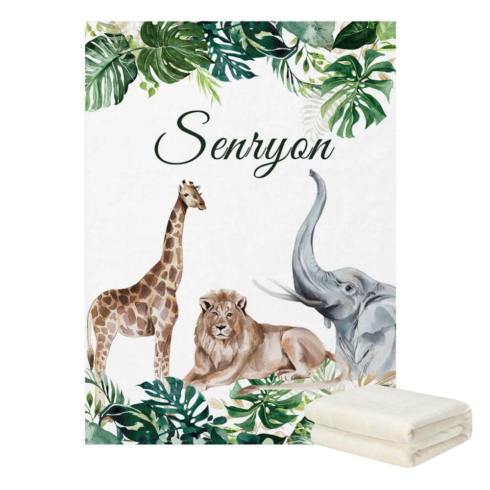 Personalized Jungle Leaves Bedding-Children Pajamas