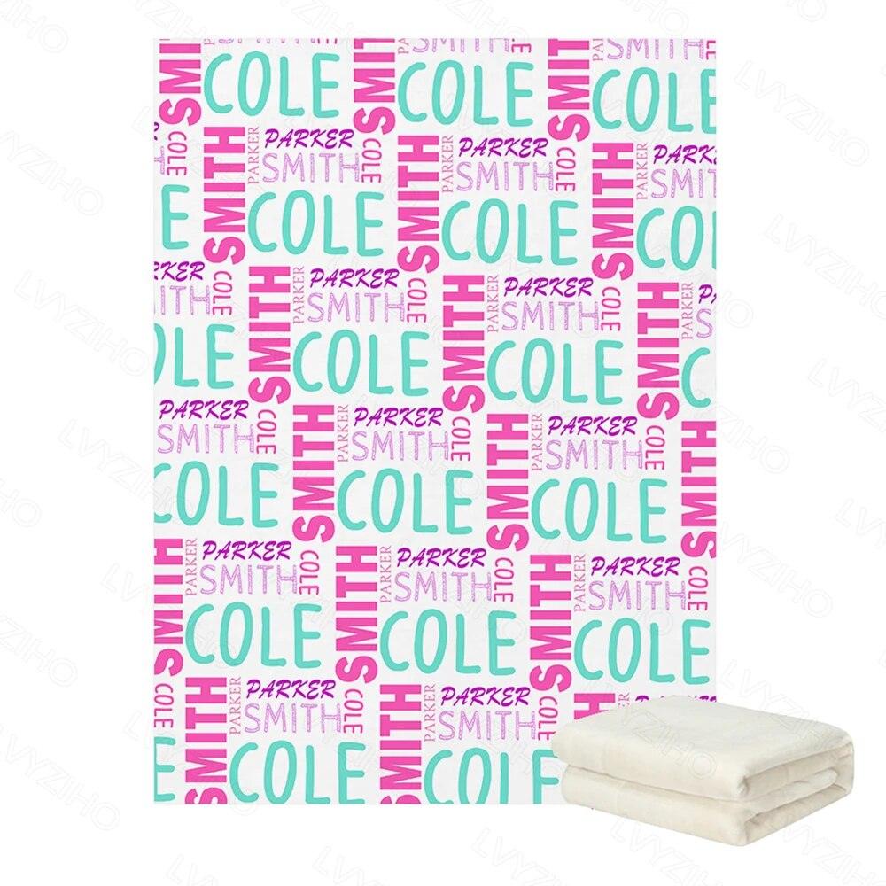 Custom Name Blanket-Children Pajamas