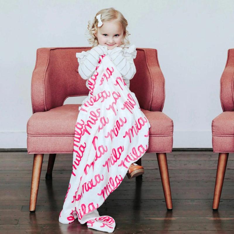 Coral Fleece Blanket – Personalized Soft Throw for All Ages-Children Pajamas