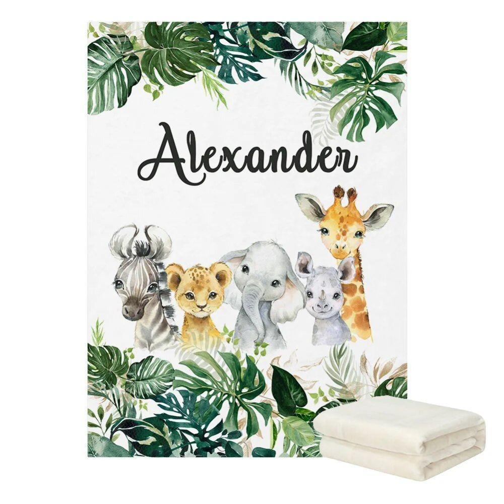 Custom Jungle Theme Baby Bedding-Children Pajamas