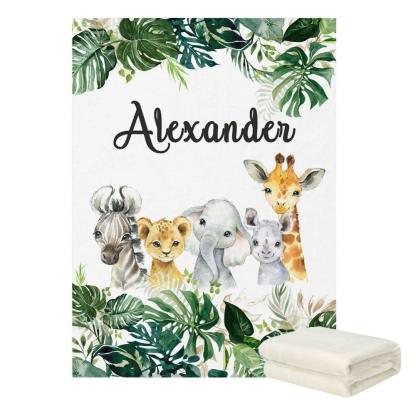 Custom Jungle Theme Baby Bedding-Children Pajamas