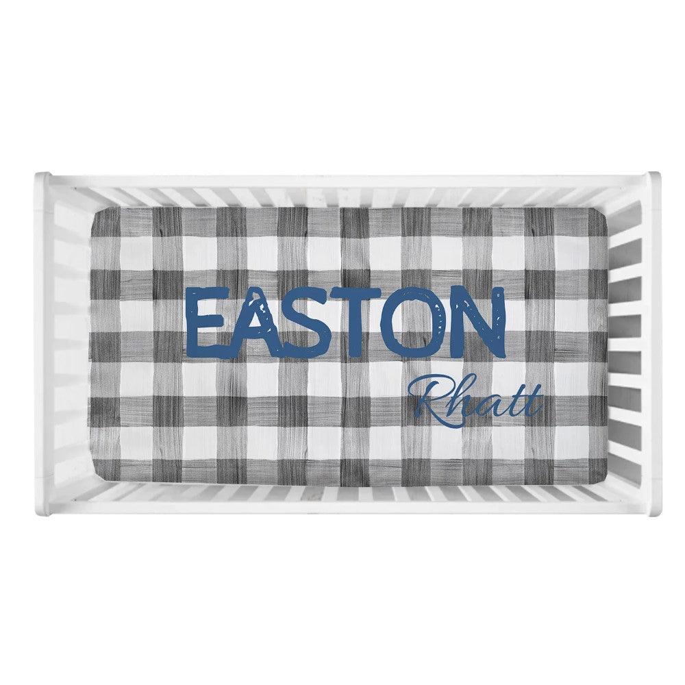 Plaid Truck Crib Set-Children Pajamas