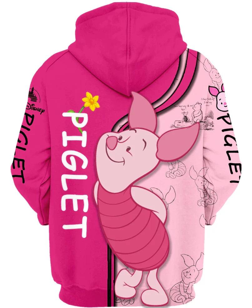 Children Piglet Zip Up Hoodie - Children Pajamas