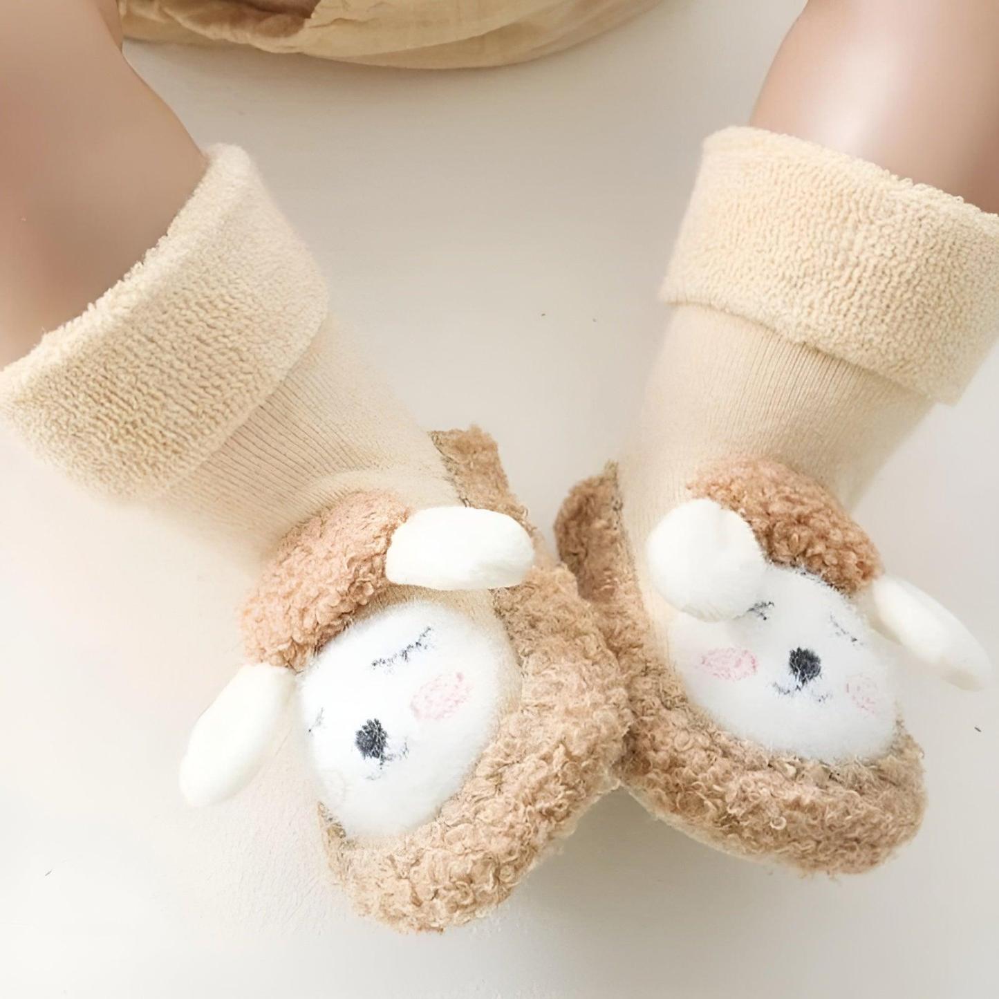 Animal Sock Booties Toddlers Adorable Comfort For Little Feet-Children Pajamas