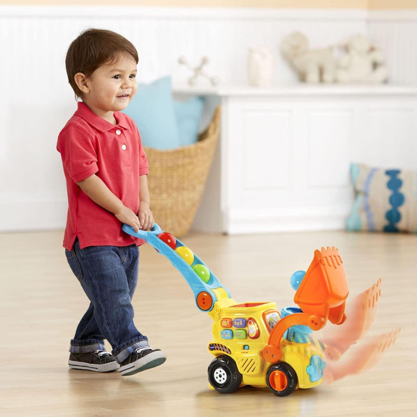 Push Pop Bulldozer Toy Build Learn And Pop into Playtime Fun-Children Pajamas