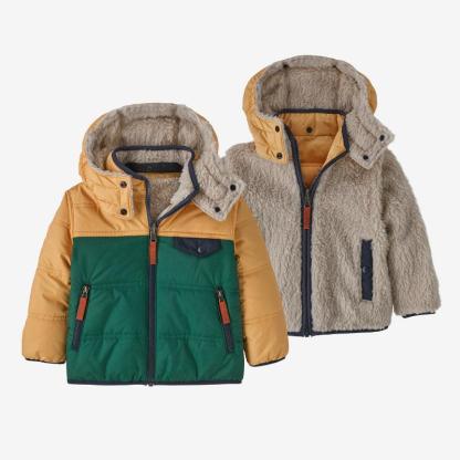 Reversible Toddler Winter Jacket – Eco-Friendly Outerwear for Kids - Children Pajamas