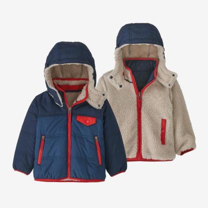 Reversible Toddler Winter Jacket – Eco-Friendly Outerwear for Kids - Children Pajamas