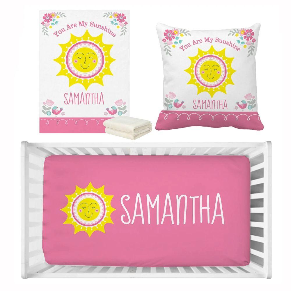 Sunshine Custom Name Bedding Set-Children Pajamas