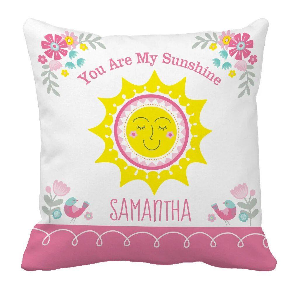 3 Piece Sunshine Custom Name Bedding Set-Children Pajamas