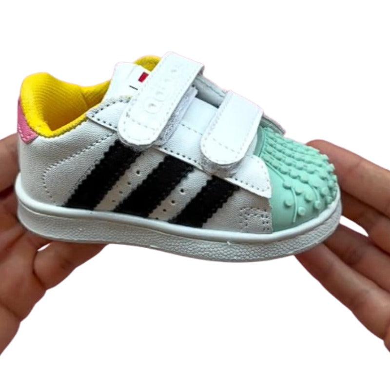 Velcro Strap Everyday Shoes-Children Pajamas