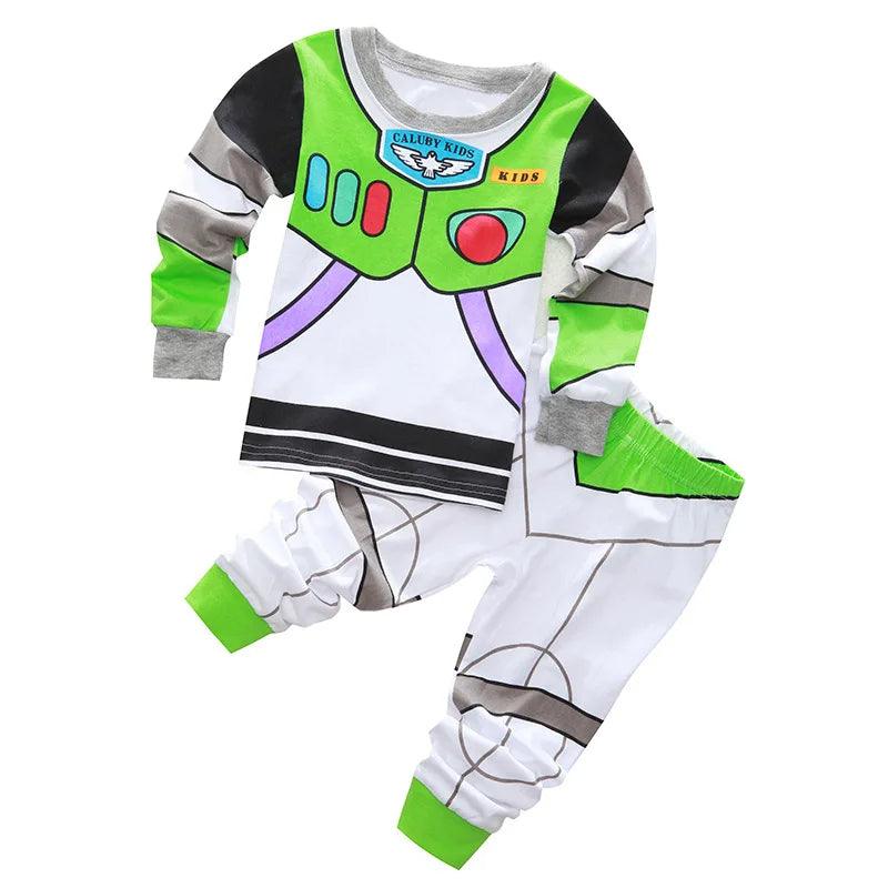 Astronaut Print Pajama Set for Kids - Children Pajamas