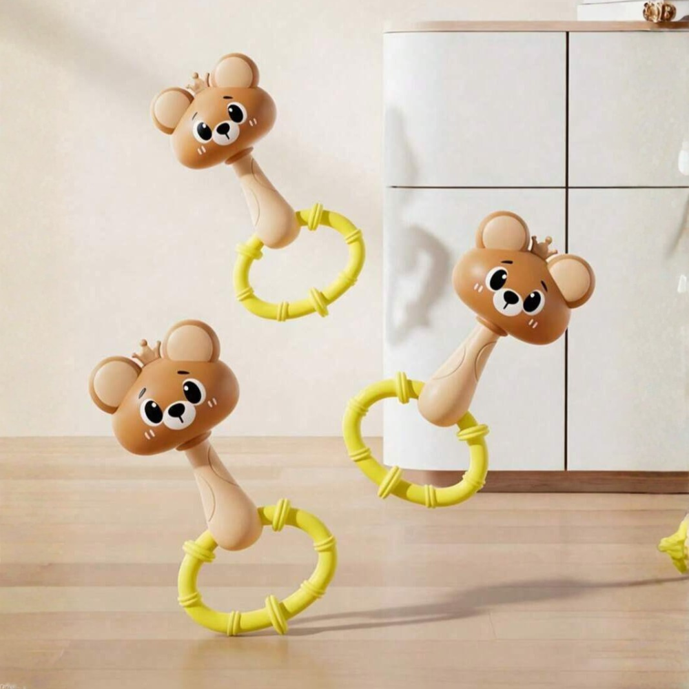 Manual Shake Baby Rattle Learning Toy For Infants