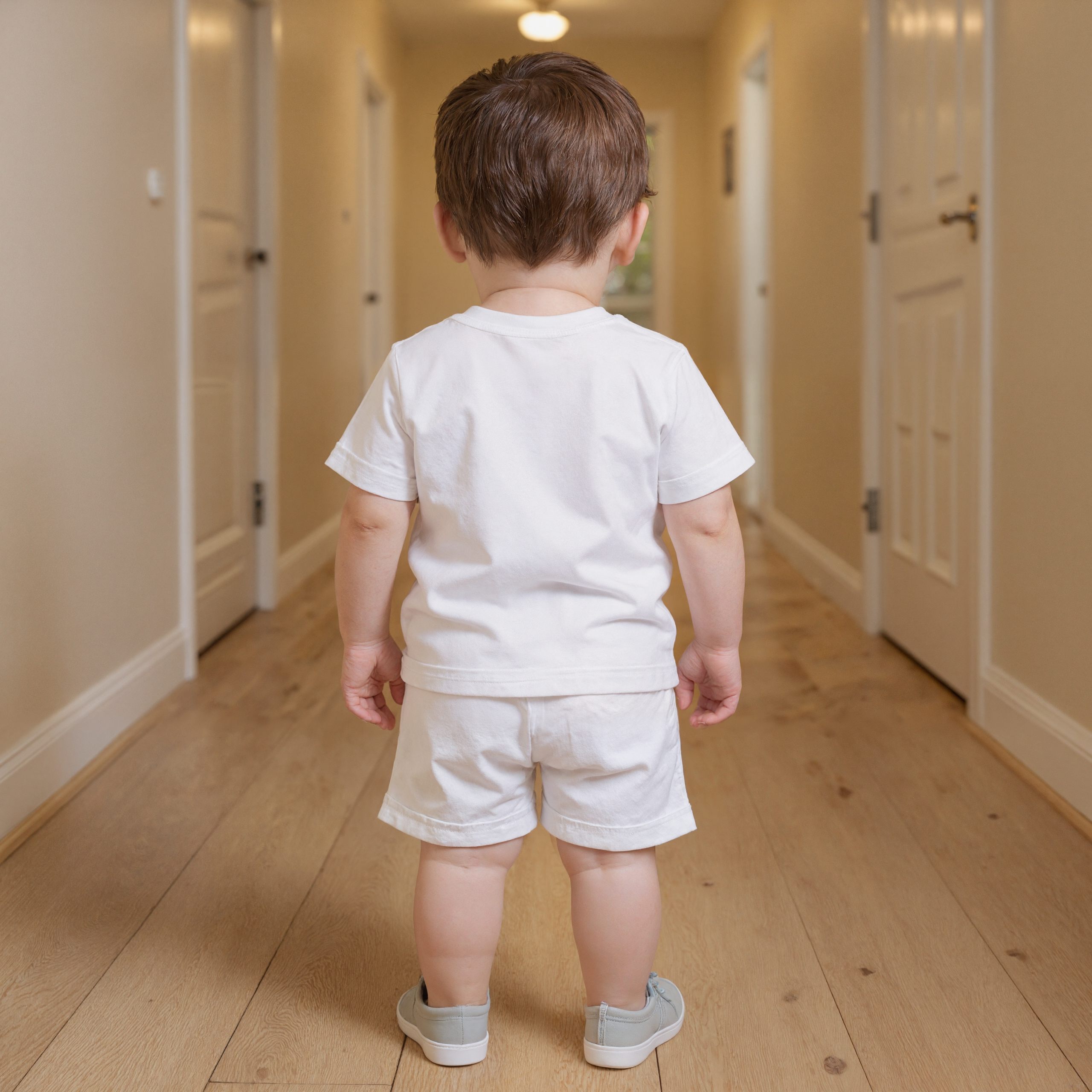 Baby 2 piece White Set