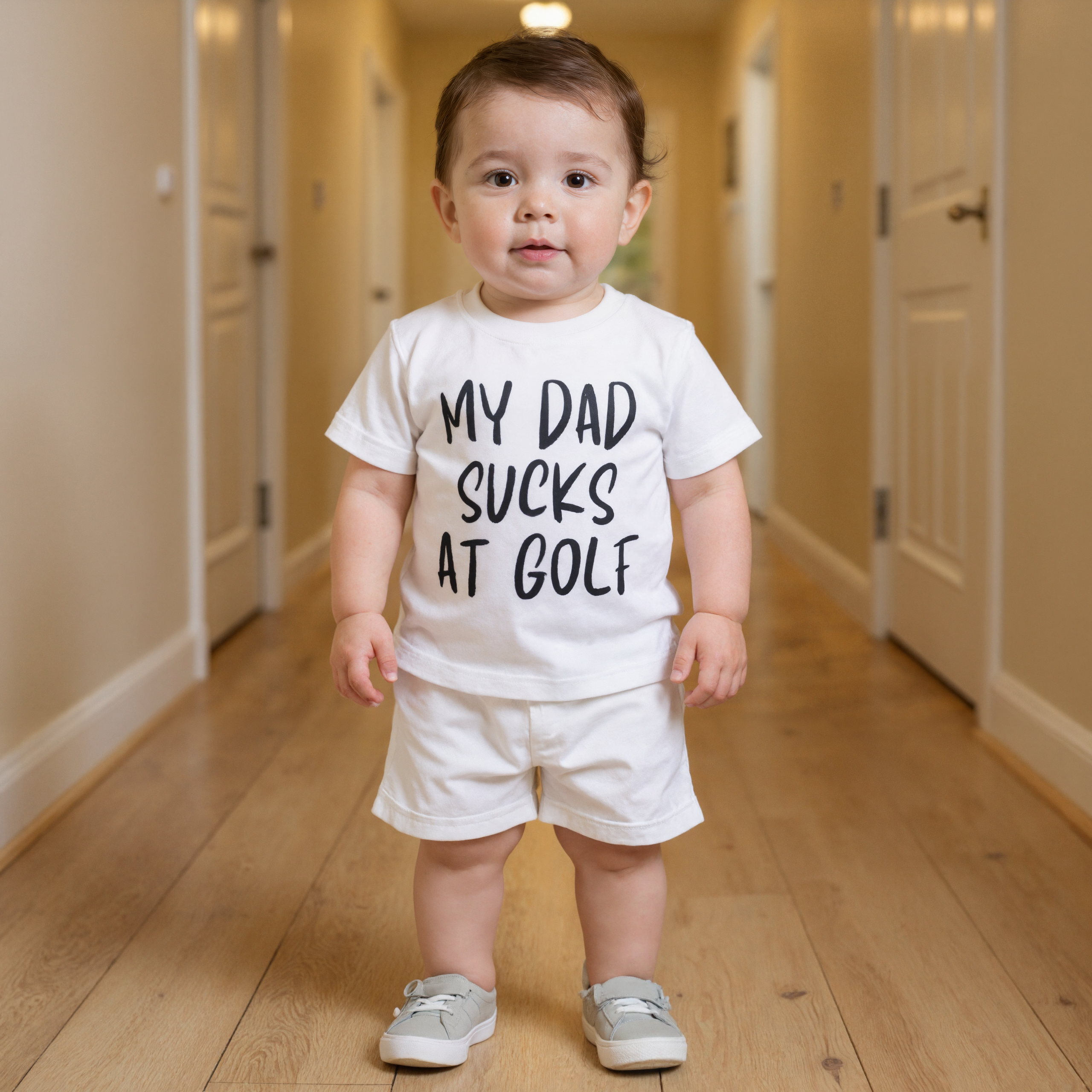 Baby 2 piece White Set