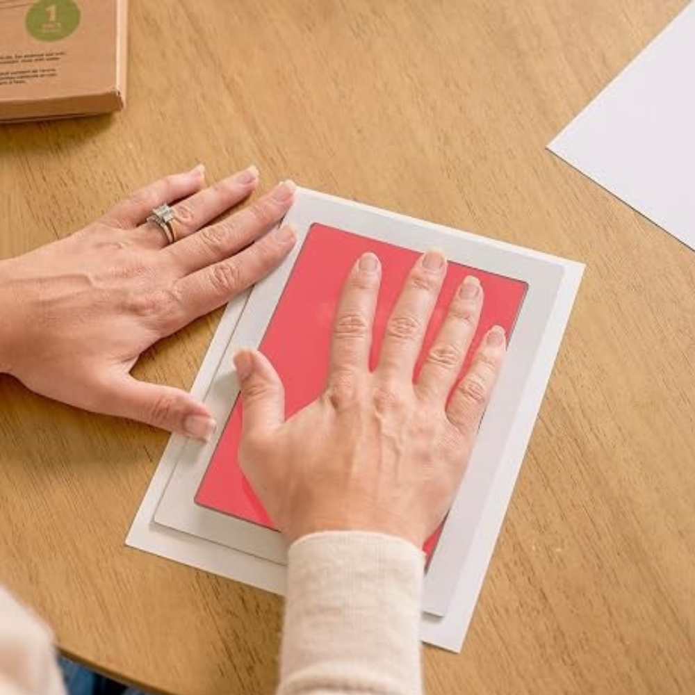 Handprint And Footprint Kit With Square Ink Pads