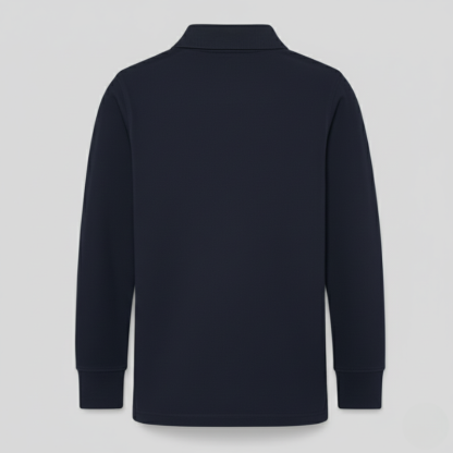 Pack of 3 Boys Long Sleeve Pique Polo