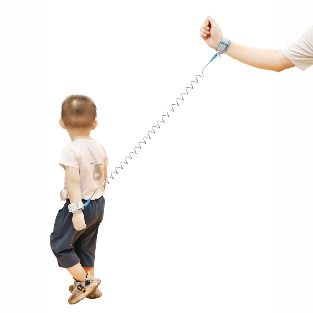 Baby Retractable Bracelet Leash For Kids With Key Lock
