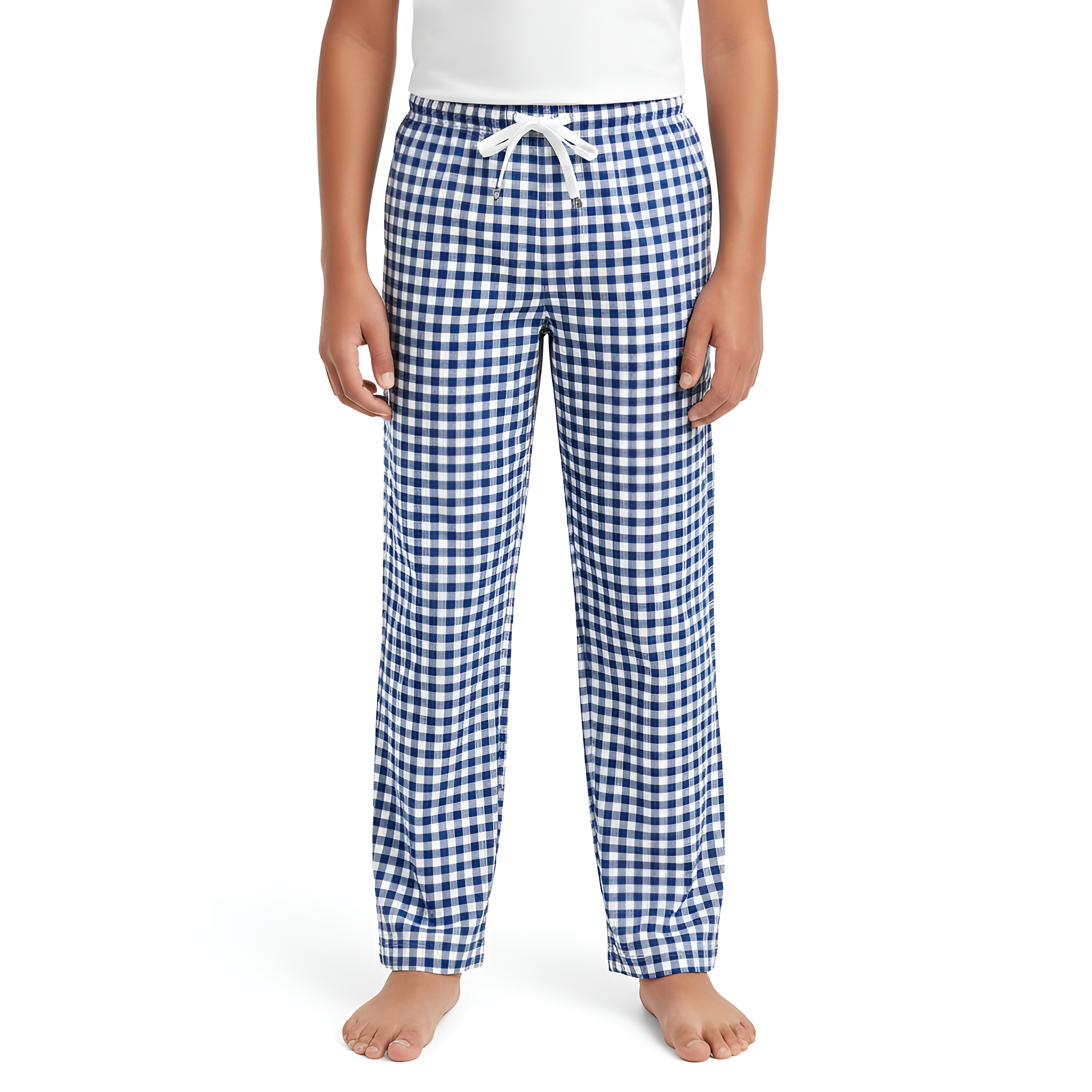 Striped Designed Gingham Sleepwear Pajama Pants