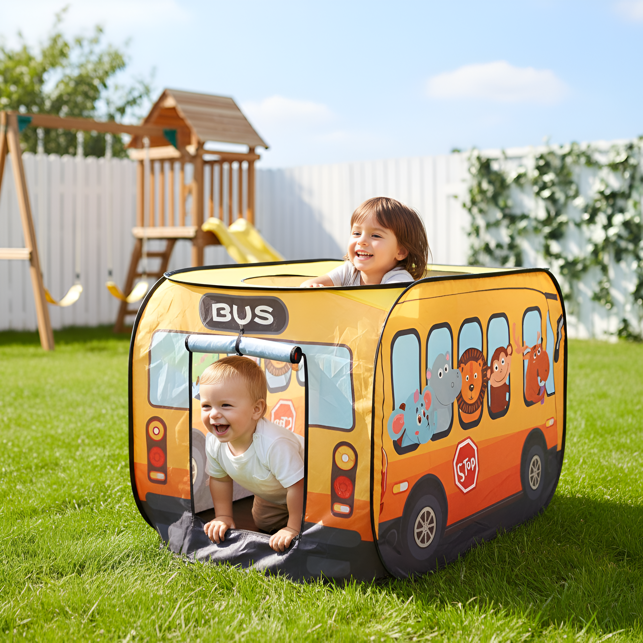 Portable Foldable Playhouse Indoor Outdoor Climbing Toy 