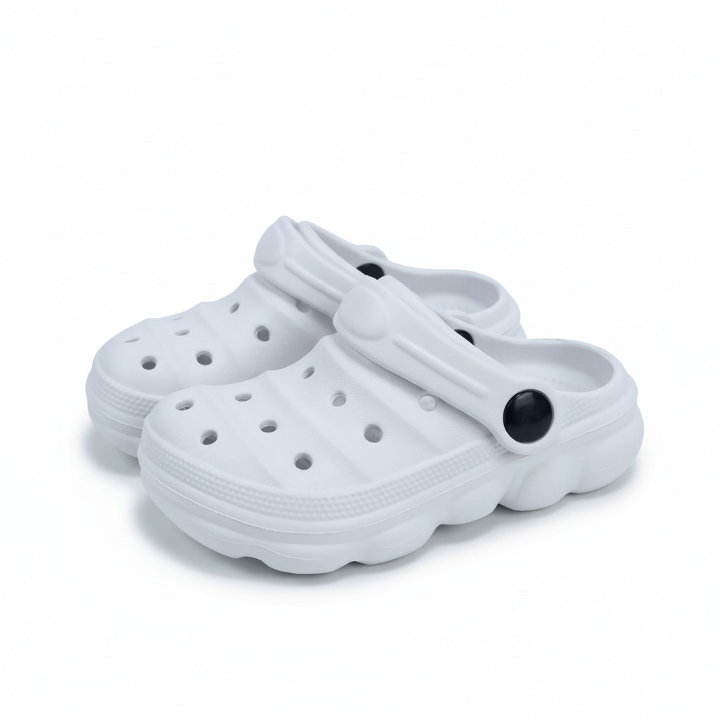Casual Hollow Design Clogs For Kids Beach And Pool Use