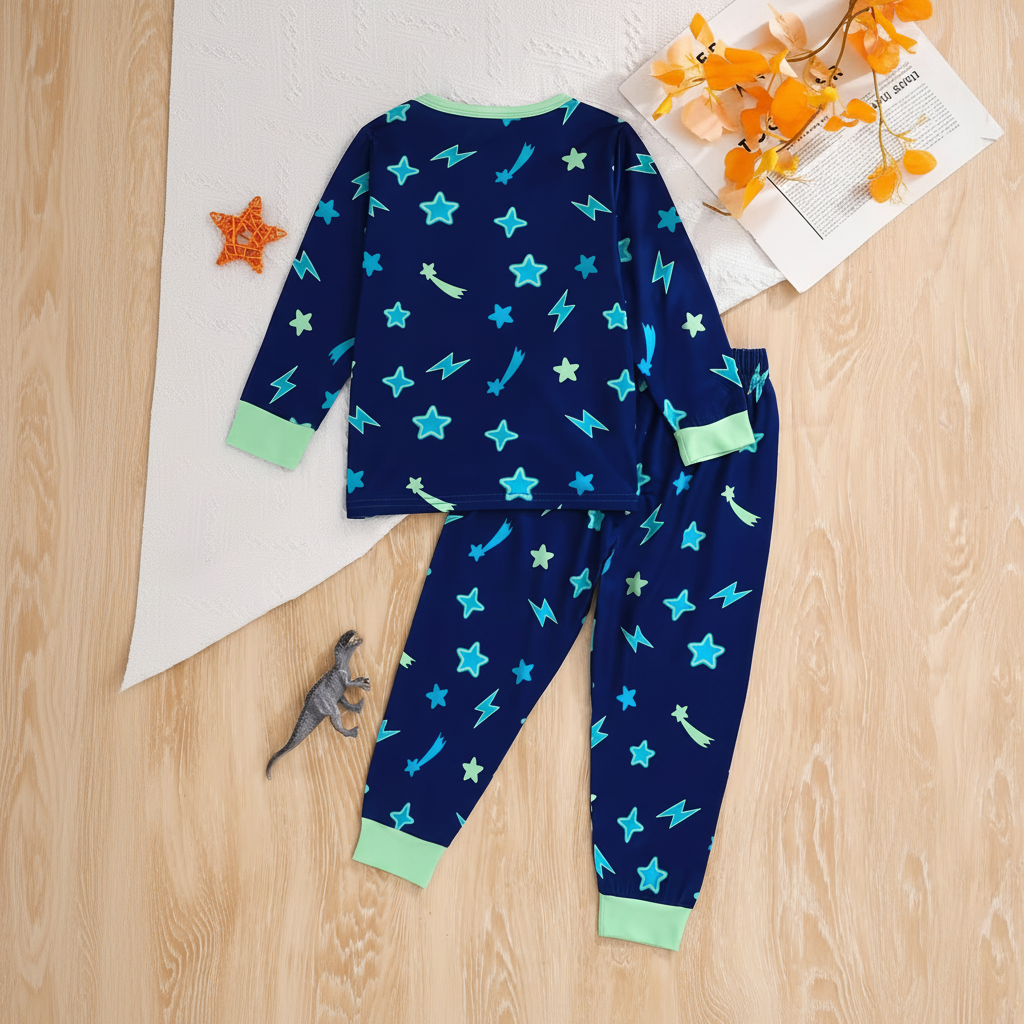 Dinosaur Character Kids Pajama Sleepwear Set