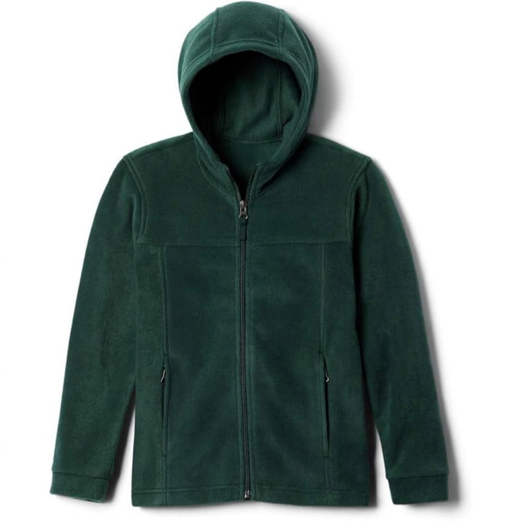 Boys Warm Fleece Hooded Jacket
