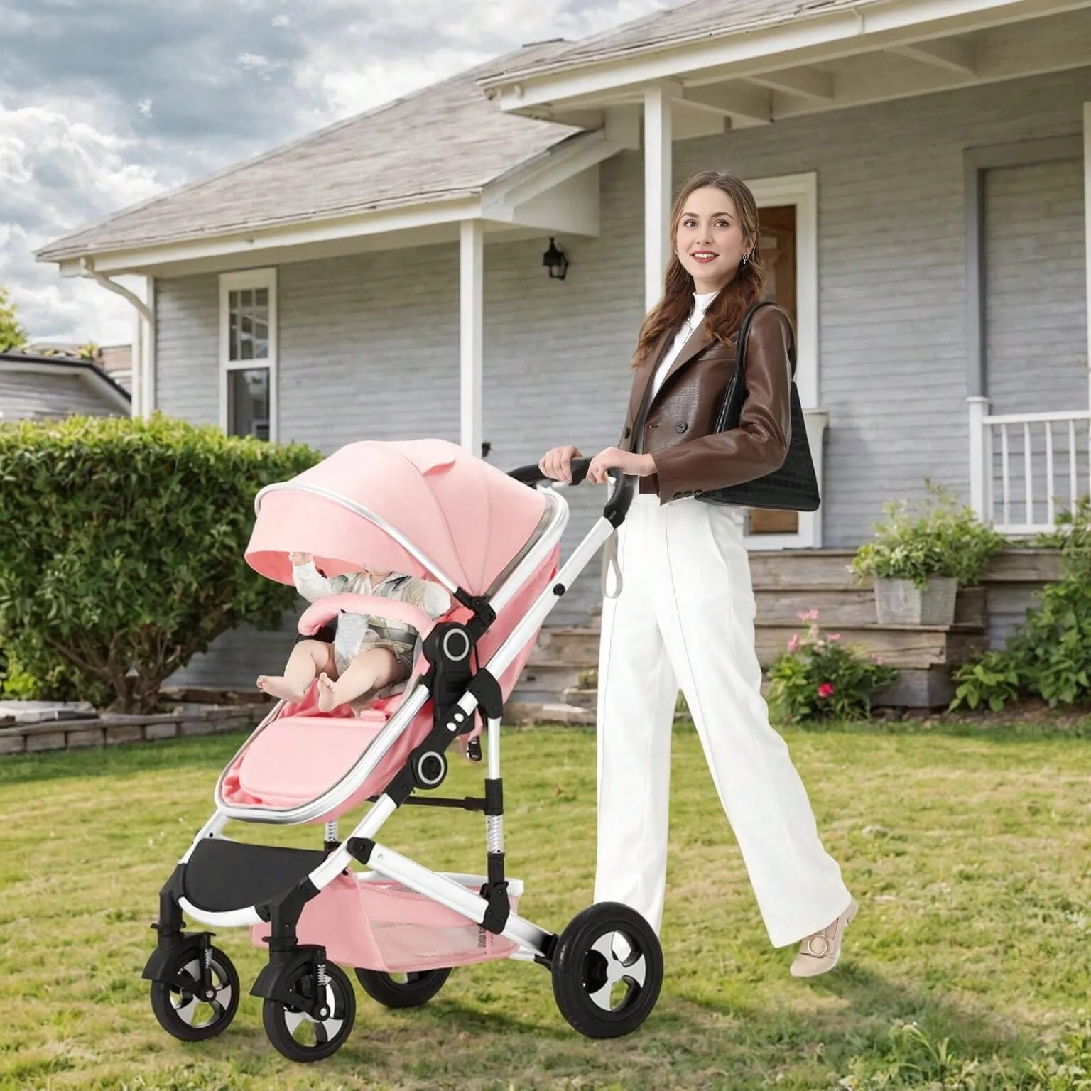 High Landscape 2 in 1 Convertible Infant Stroller