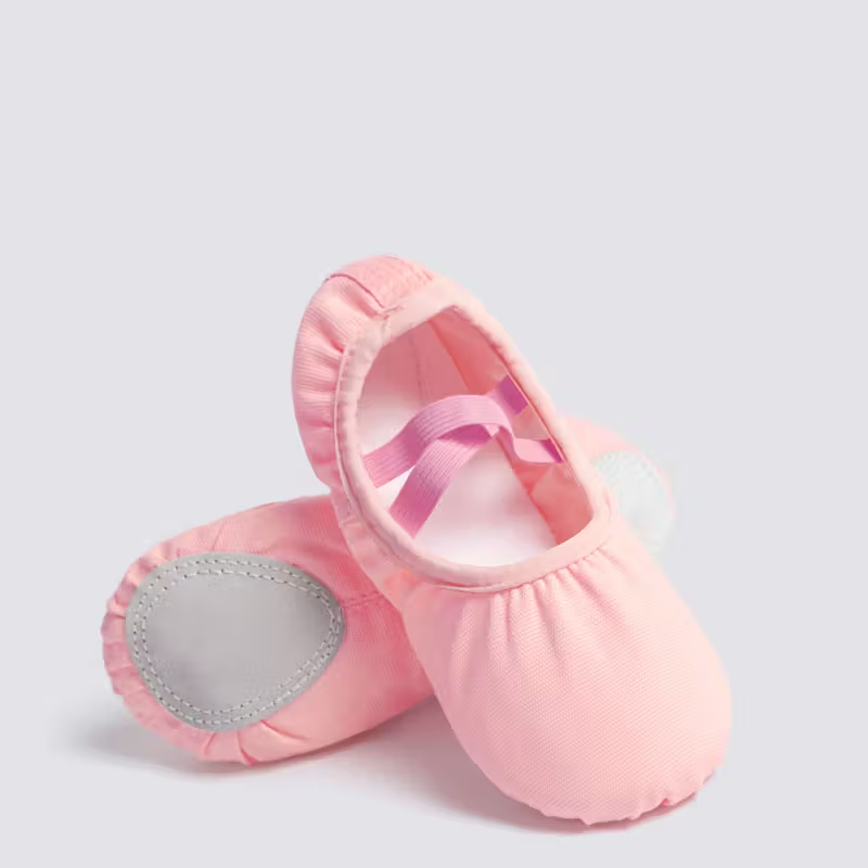 Girls Soft Sole Ballet Shoes