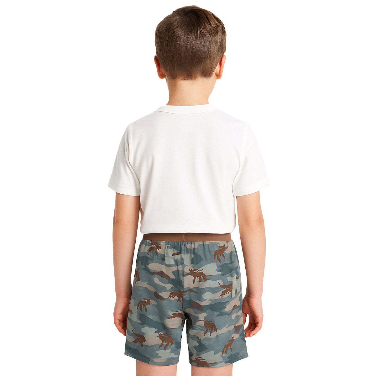 2 Piece Graphic Tee And Shorts Pajama Set