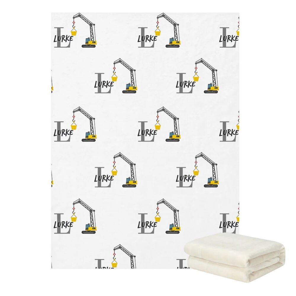 Construction Crane Vehicle Bedding Set-Children Pajamas