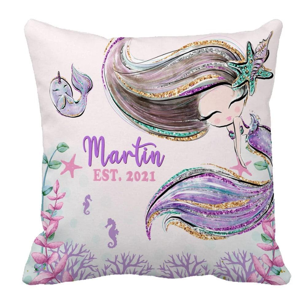 Mermaid Personalized Bedding Set-Children Pajamas