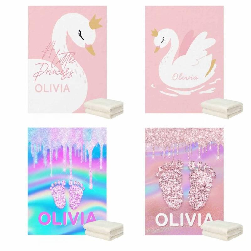 Personalized Enchanted Fleece Blanket-Children Pajamas