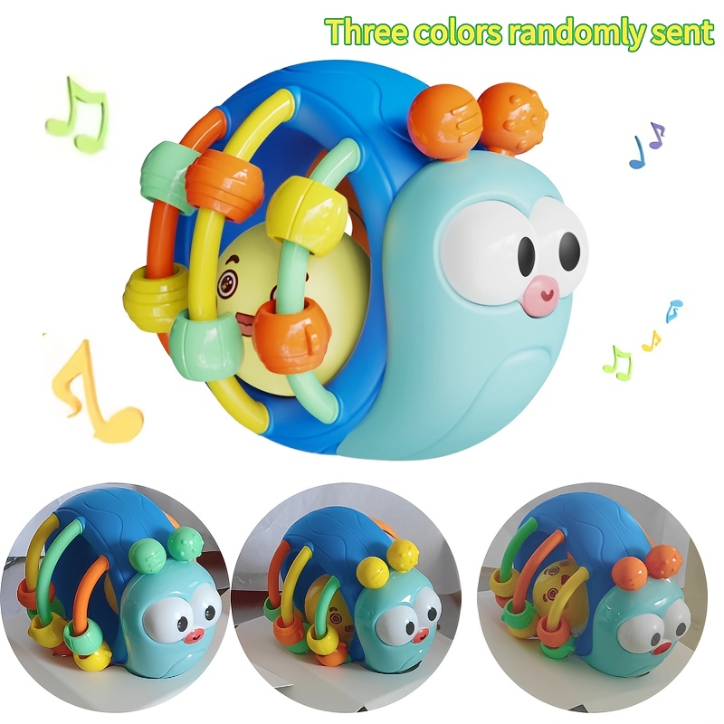 Baby Rattle Snail Elephant Puzzle Toy For Kids 