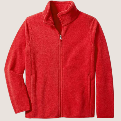 Soft Fleece Full Zip Mock Jacket