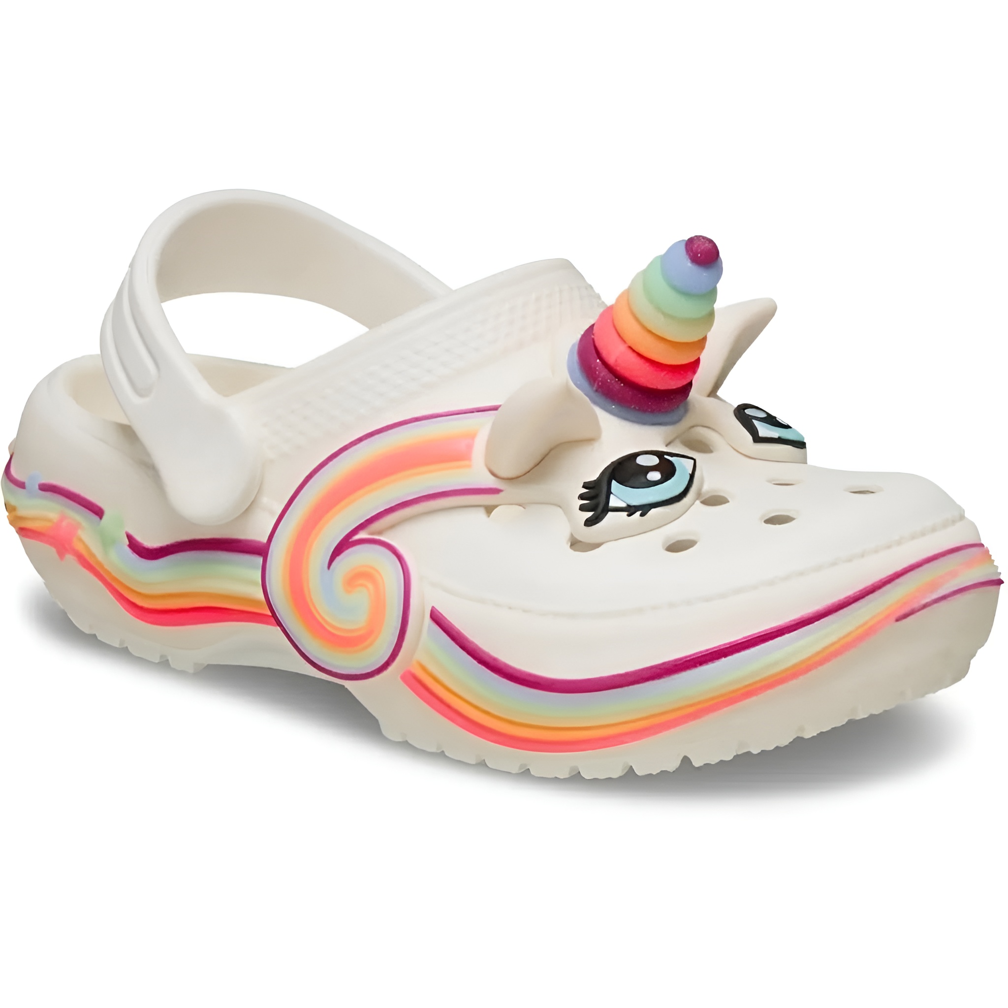 Lightweight Slip On Clogs With Unicorn Design For Kids