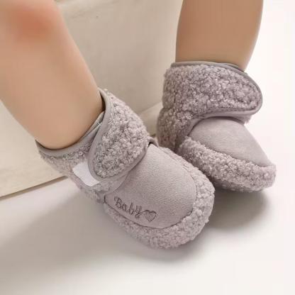 Winter Crib Shoes For Toddlers With Soft Fabric Lining