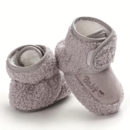Winter Crib Shoes For Toddlers With Soft Fabric Lining