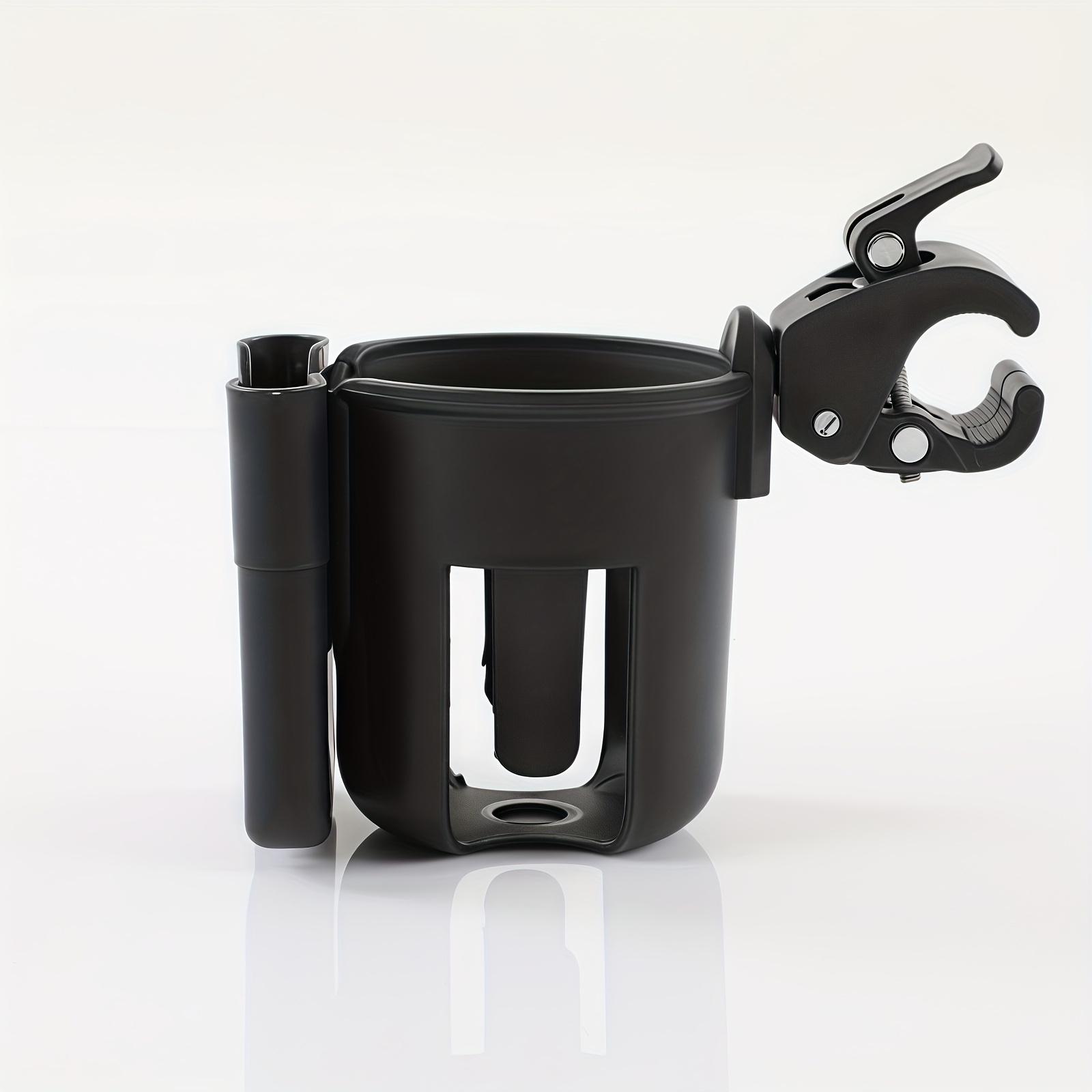 2 In 1 Cup Holder With Phone Mount For Trolley And Bicycle