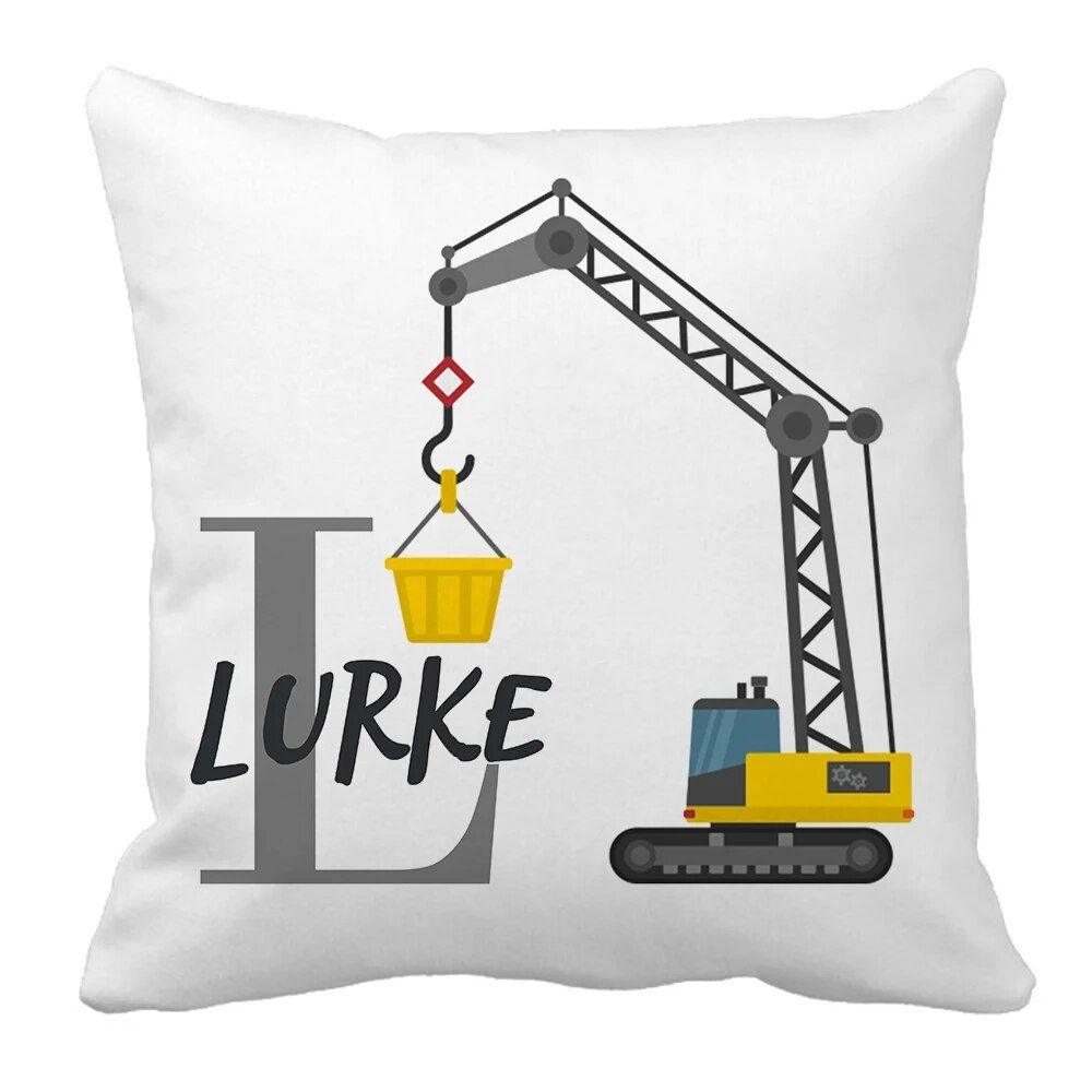 Construction Crane Vehicle Bedding Set-Children Pajamas