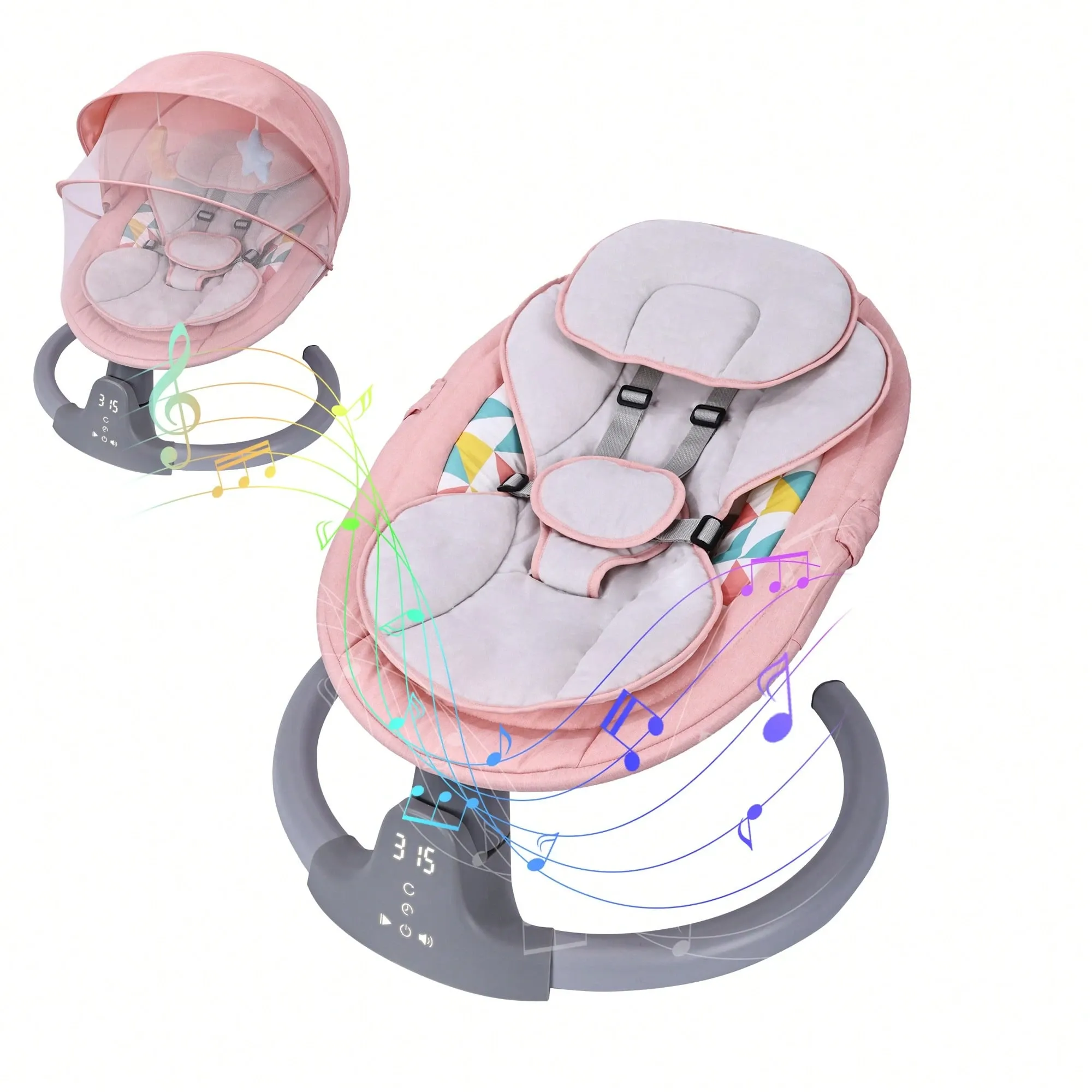 Portable Electric Baby Swing Rocker For Infants