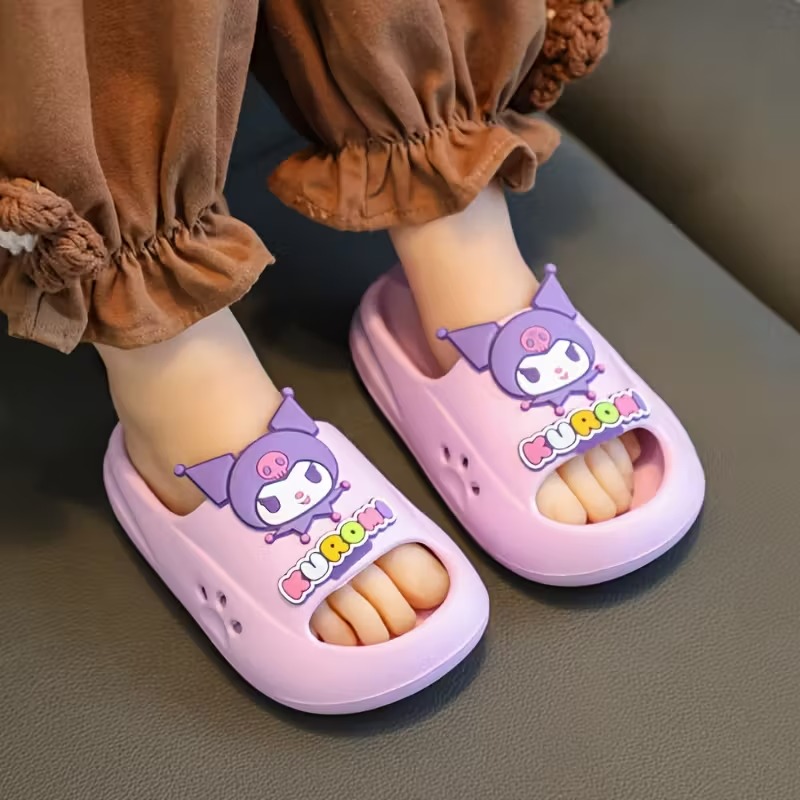 Soft EVA Slides With Cartoon Design For Baby Girls