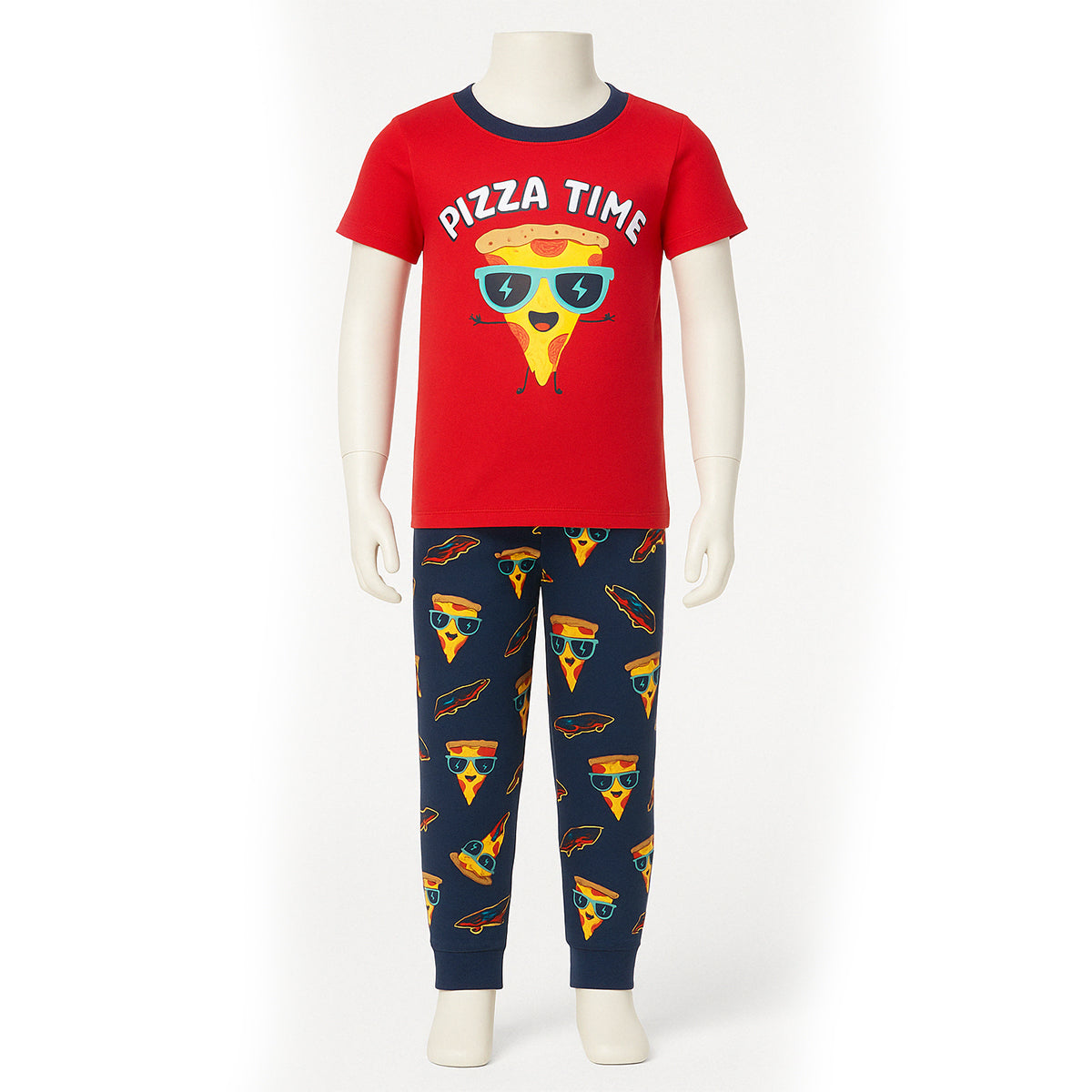 Light And Comfortable Graphic Printed Snug Fit Pajamas