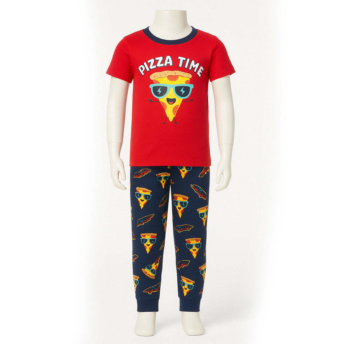 Light And Comfortable Graphic Printed Snug Fit Pajamas