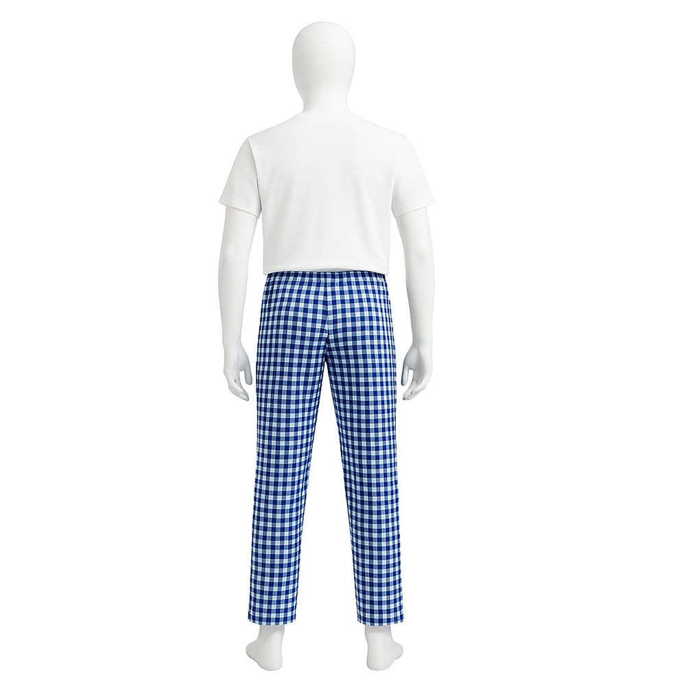 Striped Designed Gingham Sleepwear Pajama Pants